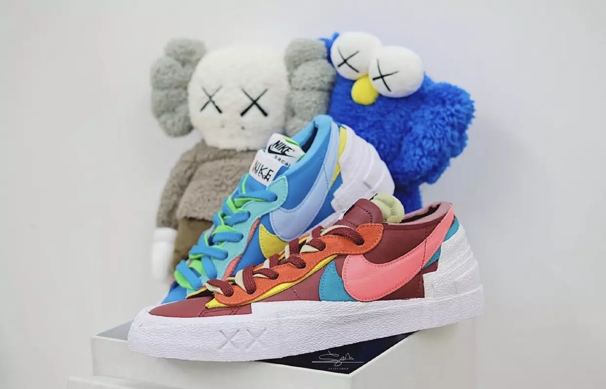 Kaws Sacai Nike Blazer Düşük DM7901-400 DM7901-600 Çıkış Tarihi