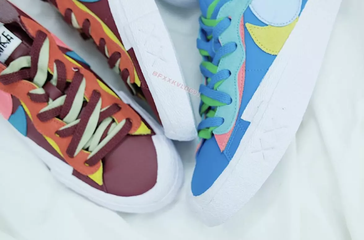 Kaws Sacai Nike Blazer Low DM7901-400 DM7901-600 გამოშვების თარიღი