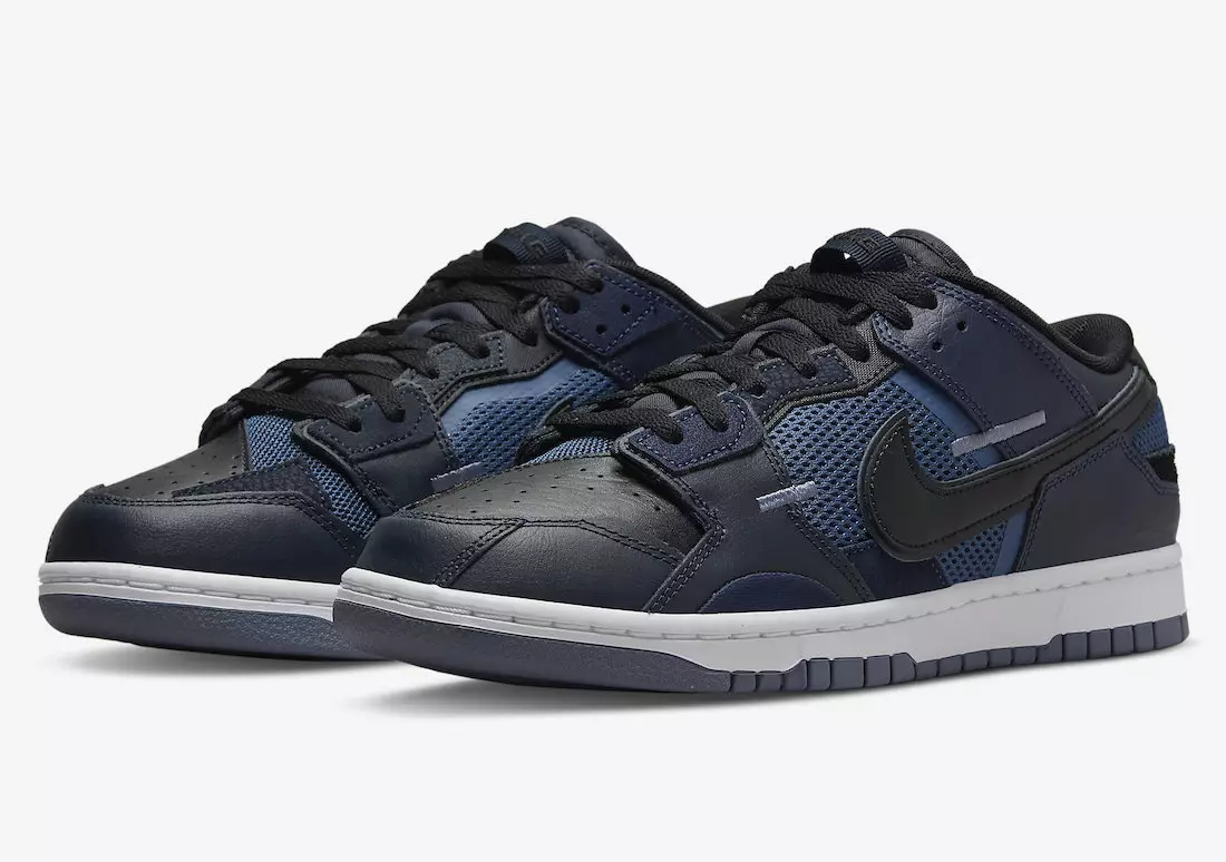 Nike Dunk Scrap vises i Navy