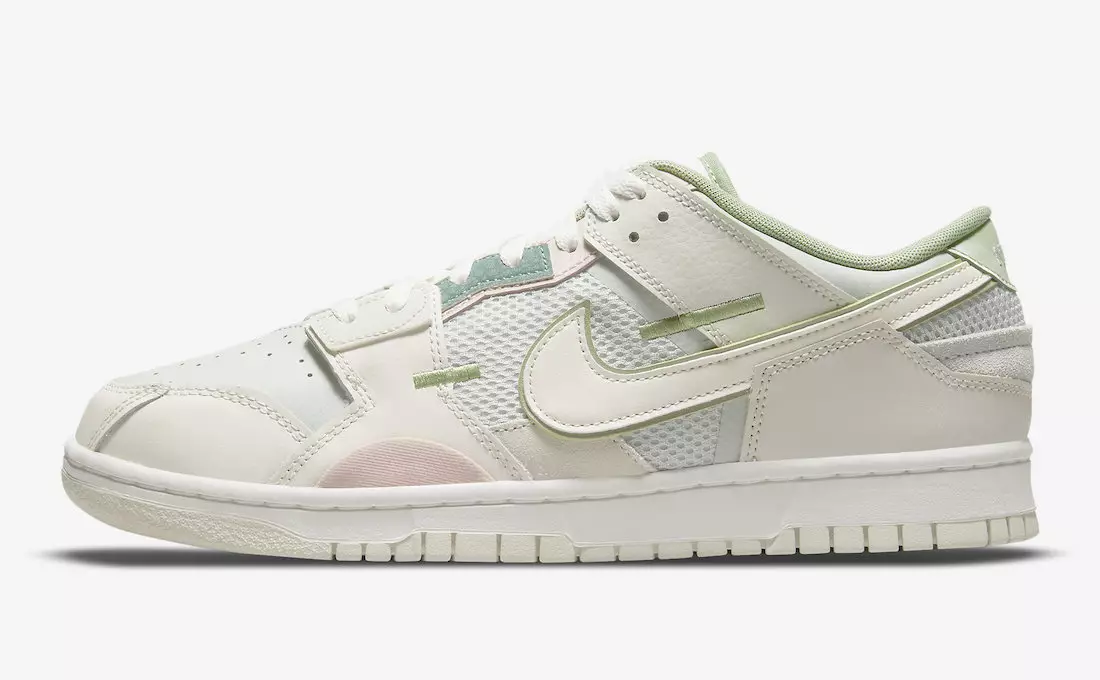 Nike Dunk Scrap Grey Haze Phantom Light Bone Oil Жасыл DM0802-001 Шығарылған күні