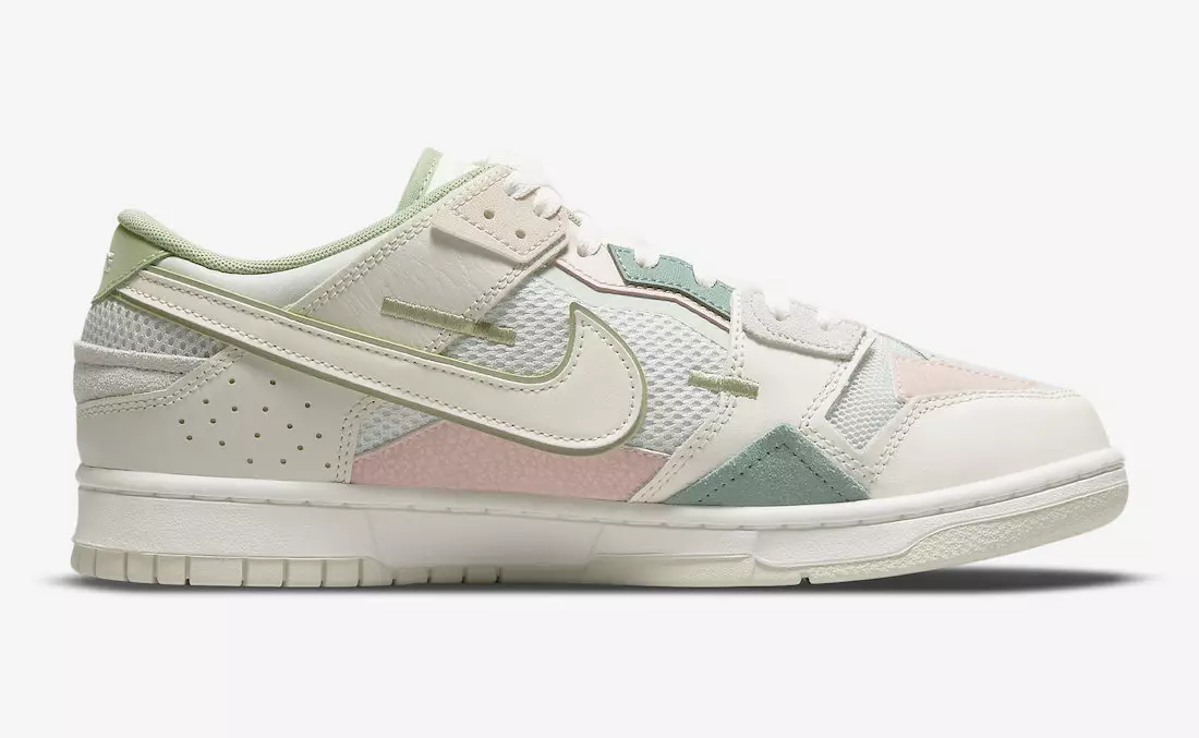 Nike Dunk Scrap Grey Haze Phantom Light Bone Oil Green DM0802-001 Udgivelsesdato