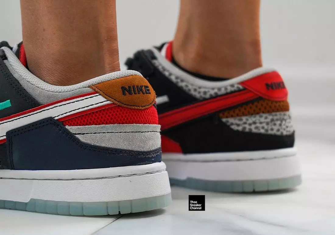 Data de lançamento do Nike Dunk Low Scrap Glow Safari