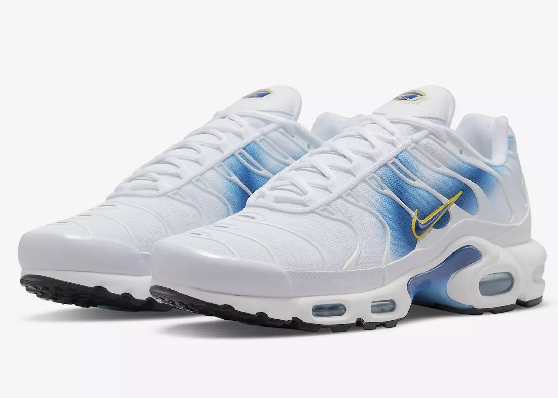 Nike Air Max Plus purškiamų dažų Swoosh DX8962-100 išleidimo data