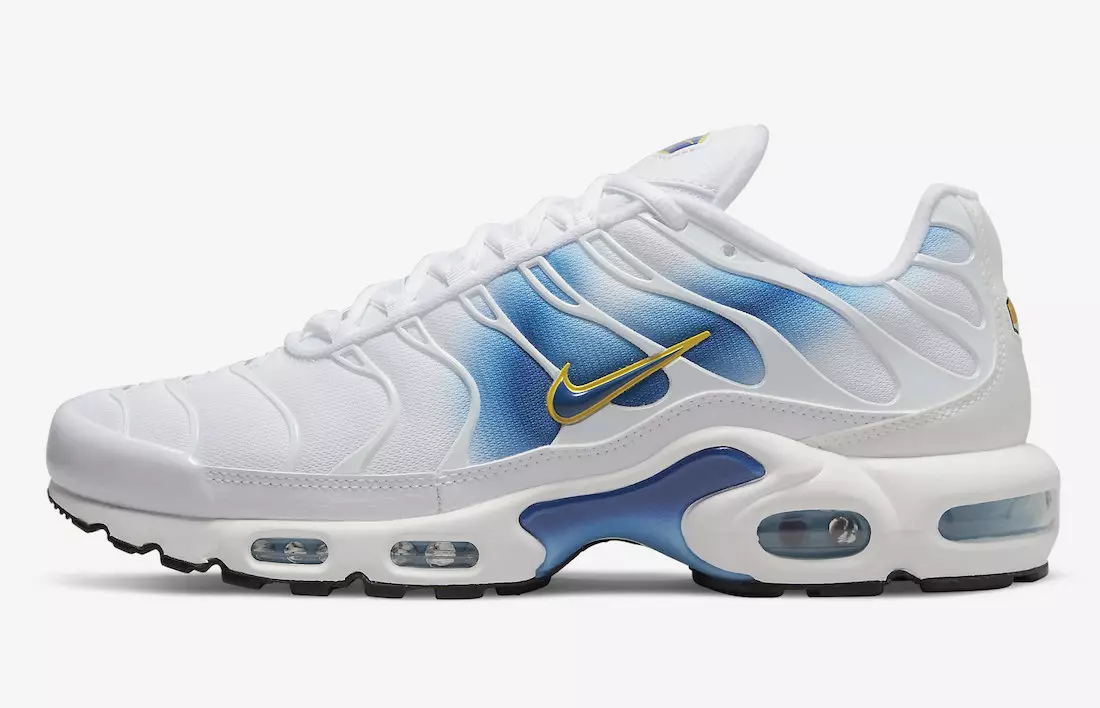 Nike Air Max Plus purškiamų dažų Swoosh DX8962-100 išleidimo data