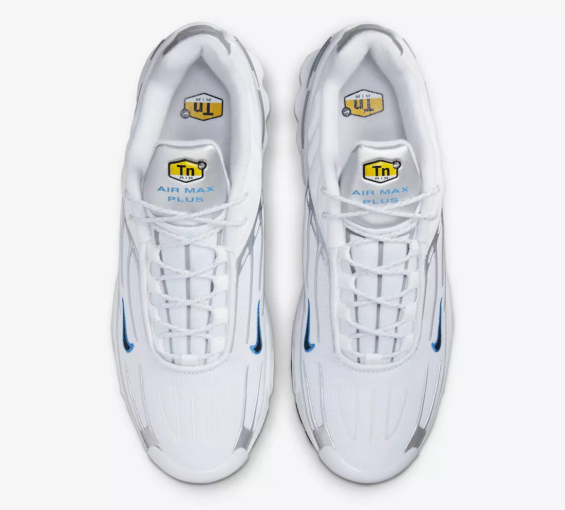 Nike Air Max Plus 3 White Silver Blue DR0140-100 Дата на издаване