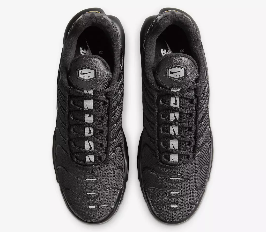 Nike Air Max Plus Schwaarz Sëlwer DX8971-001 Verëffentlechungsdatum