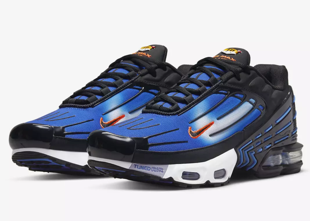 Nike Air Max Plus 3 mėlynai oranžinė DR8588-400 išleidimo data