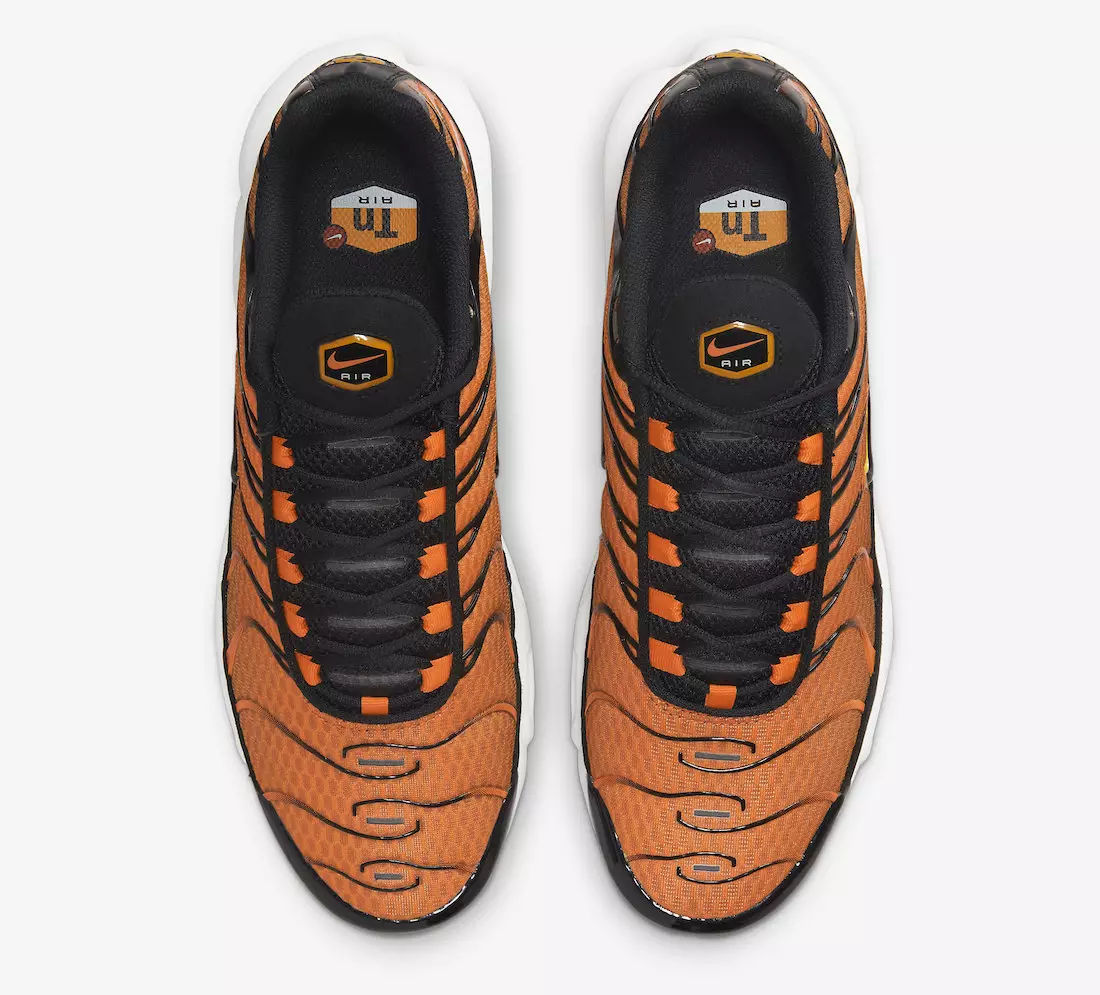 Nike Air Max Plus narancssárga fekete DM0032-800 Megjelenés dátuma