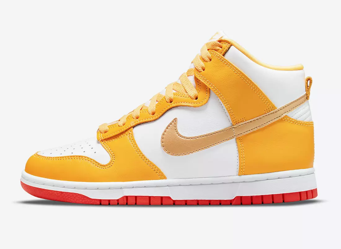 Nike Dunk High University Gold WMNS DQ4691-700 Թողարկման ամսաթիվ