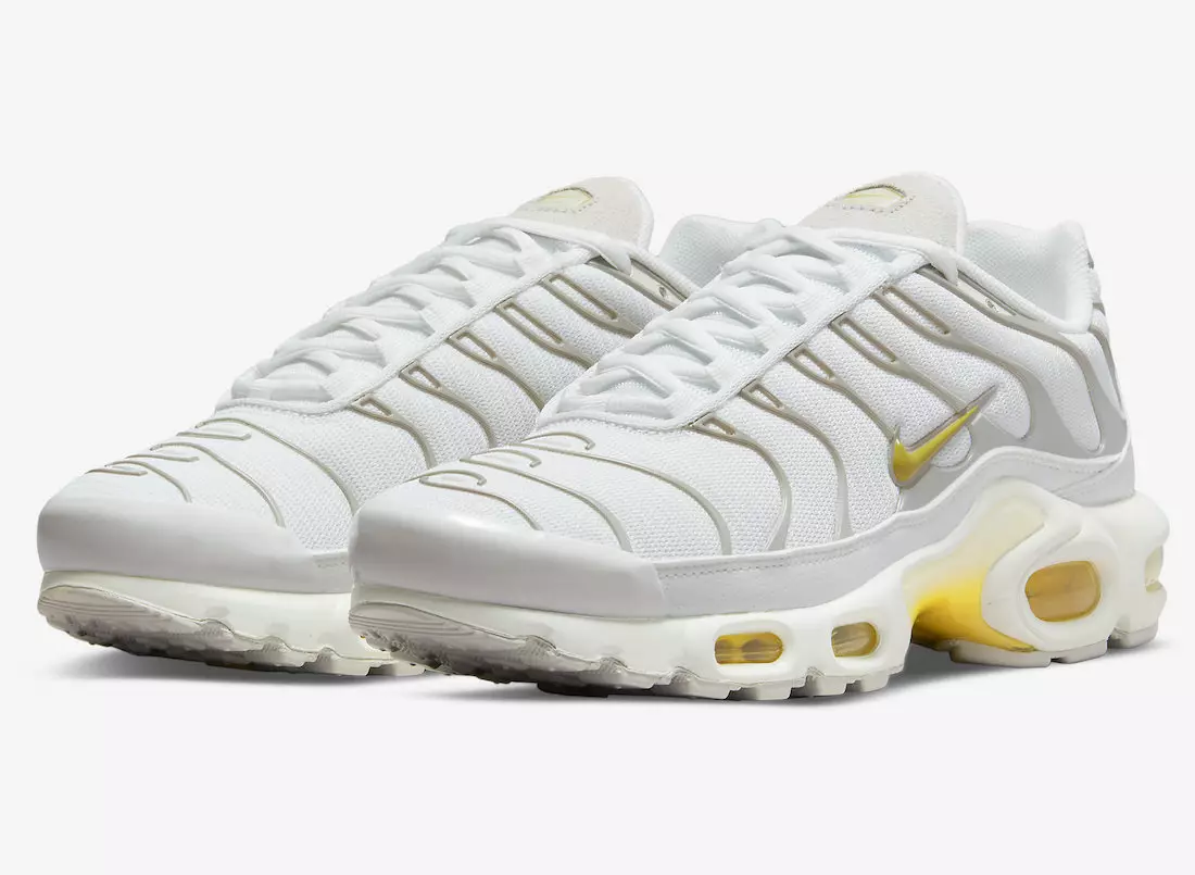 Nike Air Max Plus Bardhë Gri e verdhë DV6987-100 Data e publikimit