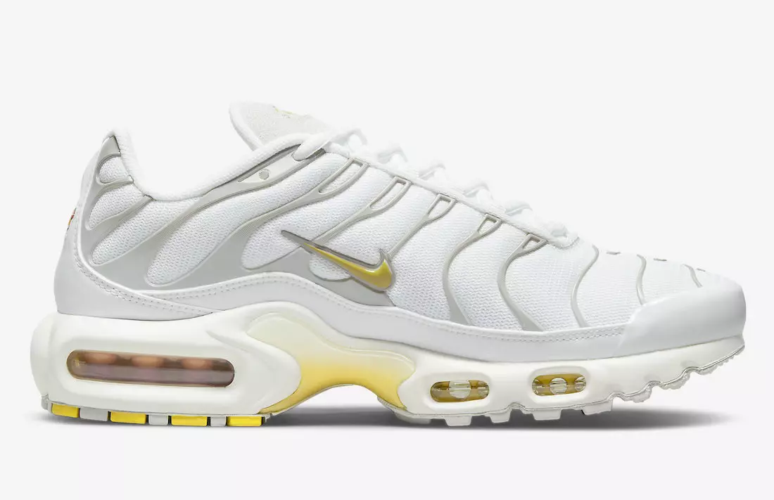 Nike Air Max Plus Hvit Grå Gul DV6987-100 Utgivelsesdato