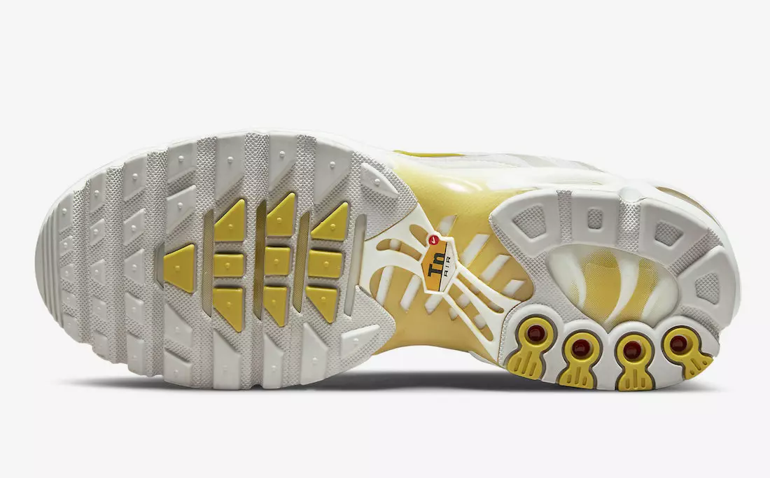 تاريخ إصدار Nike Air Max Plus أبيض رمادي أصفر DV6987-100