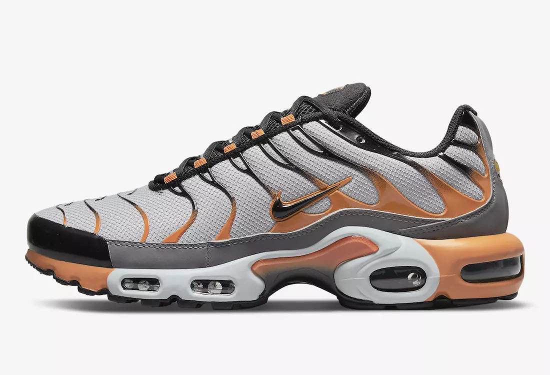 Nike Air Max Plus Gri e zezë portokalli DM0032-001 Data e publikimit