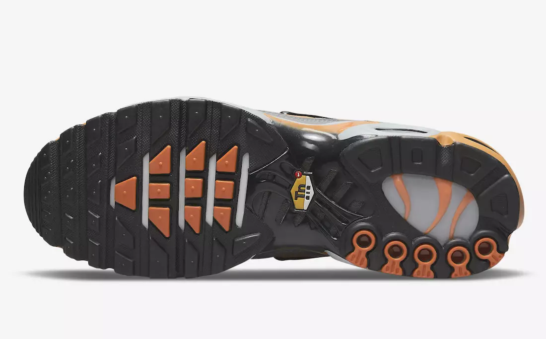 Nike Air Max Plus Grå Svart Oransje DM0032-001 Utgivelsesdato