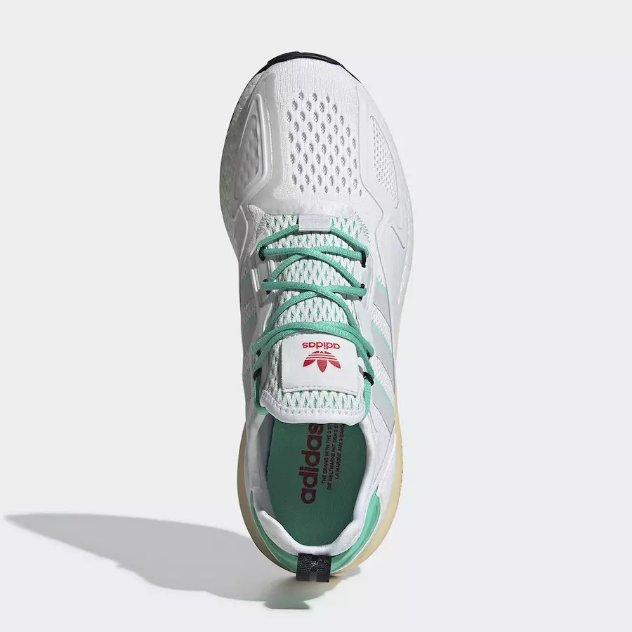 Data de llançament d'adidas ZX 2K Boost Hi-Res Green FX4172