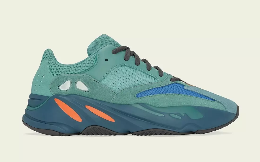 Adidas Yeezy Boost 700 pleekinud Azure GZ2002 väljalaskekuupäev