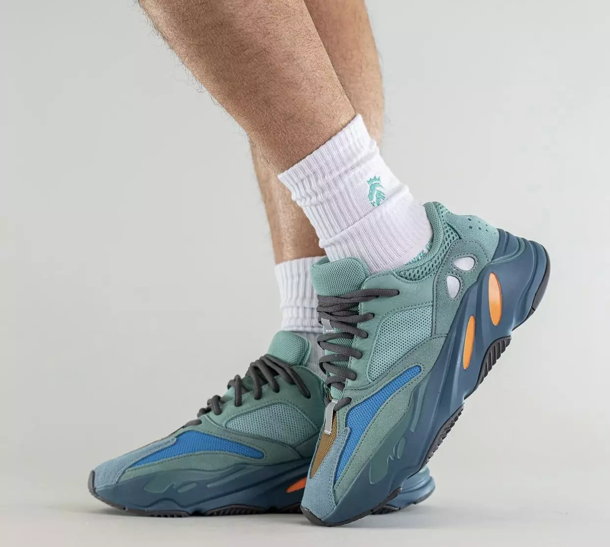 adidas Yeezy Boost 700 Faded Azure GZ2002 Release Date On-Feet