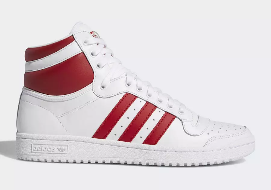 adidas Top Ten Hi White Red EF2359 санаи барориши