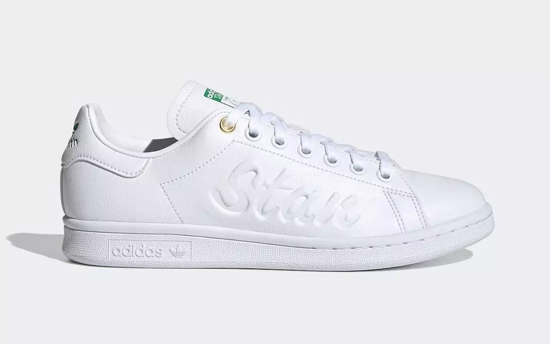 Adidas Stan Smith Tagann Le Brandáil Debossed Oversized