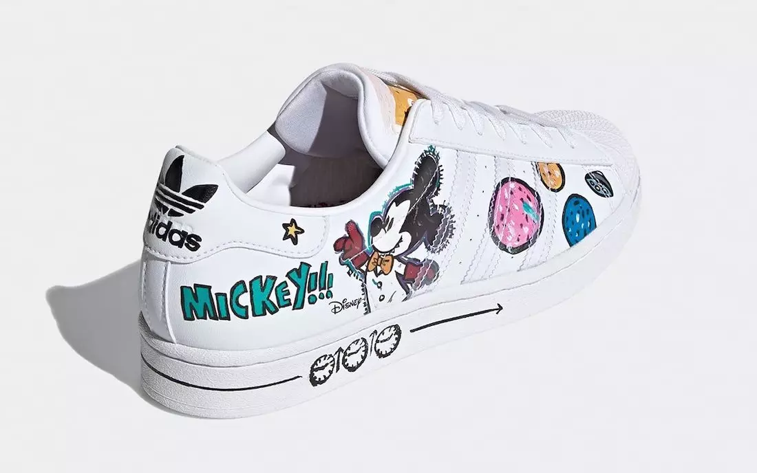 Kasing Lung Mickey Mouse adidas Superstar GZ8839 Tarikh Tayangan