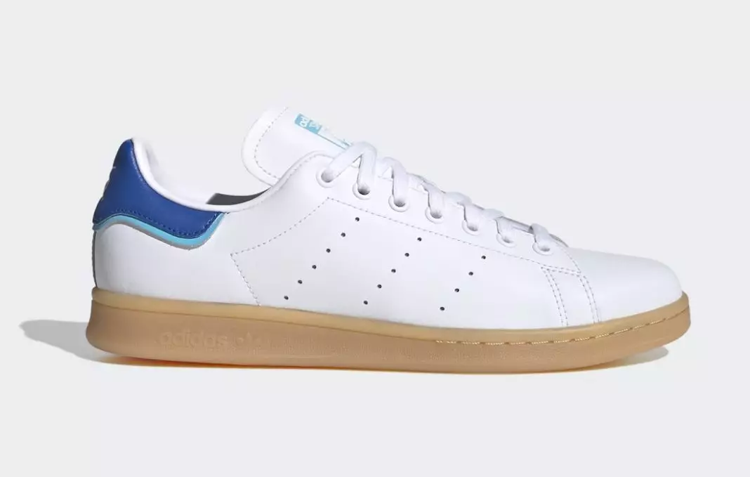 adidas Stan Smith Wit Blauw Gum FU9600 Releasedatum