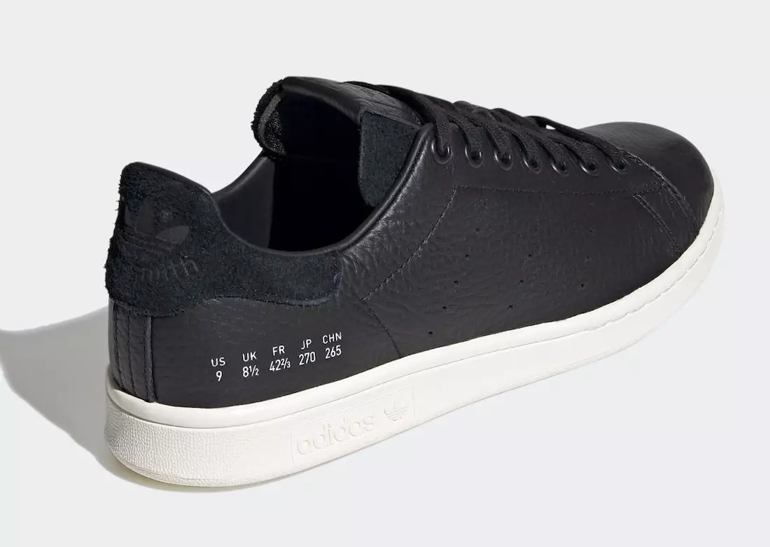 adidas Rilis Stan Smith dalam Warna Hitam Tumbled Leather