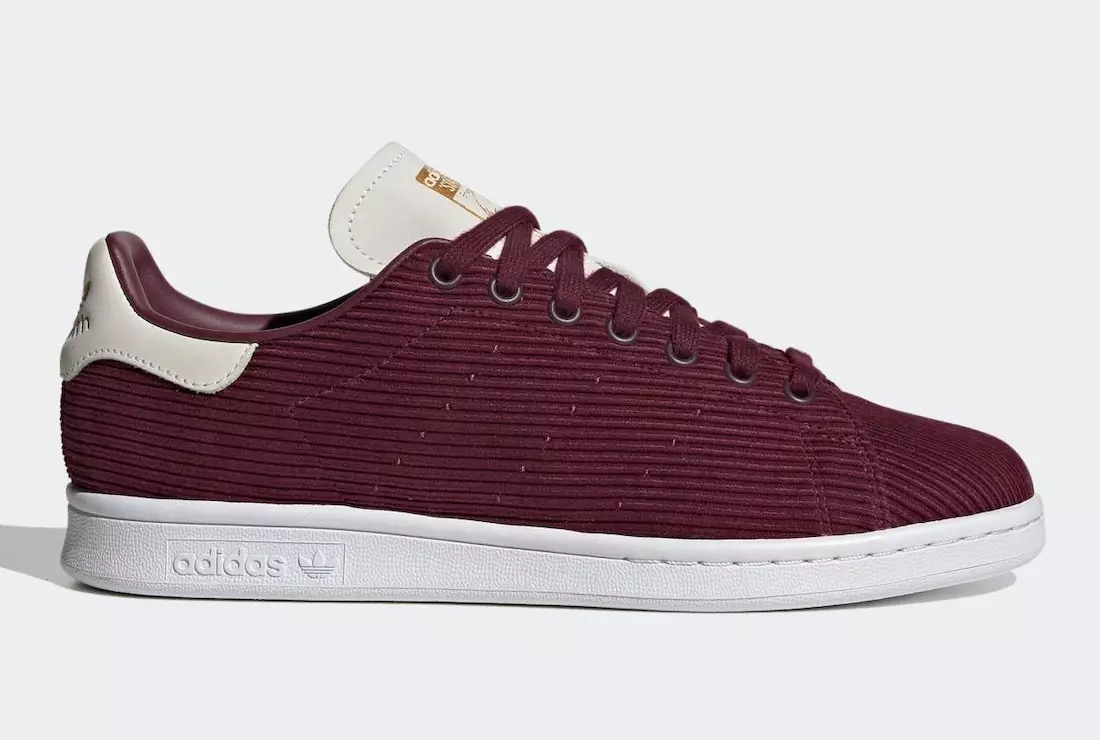 تاريخ إصدار adidas Stan Smith Maroon Corduroy FU9616