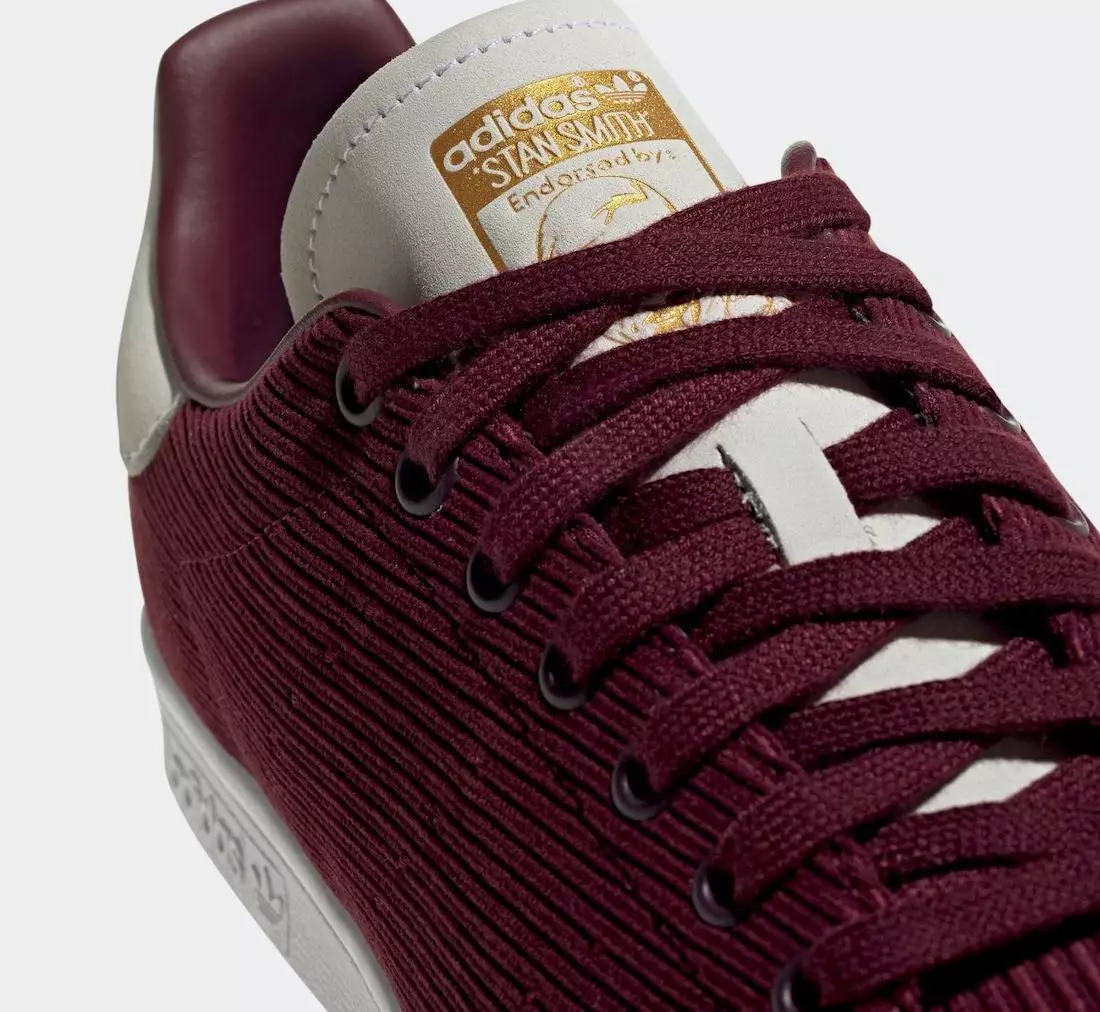 adidas Stan Smith Maroon Corduroy FU9616 шығарылым күні