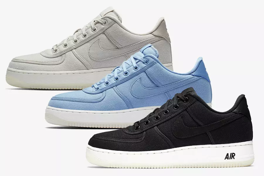 Nike Air Force 1 madala lõuendipaketi väljalaskekuupäev