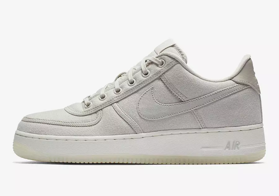 Tarehe ya Kutolewa ya Nike Air Force 1 Low Canvas Light Bone AH1067-003