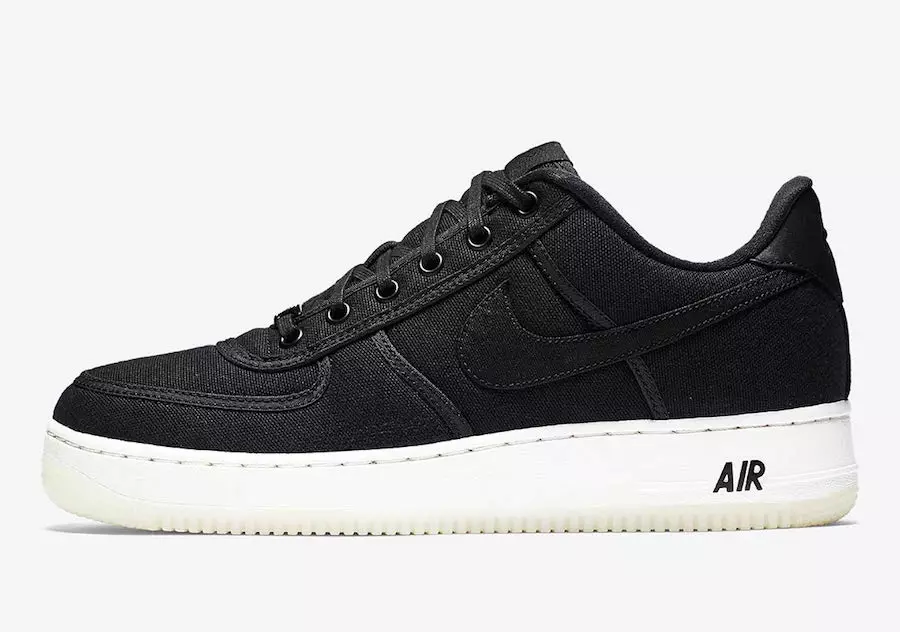 Nike Air Force 1 төмен кенеп қара AH1067-004 Шығарылған күні