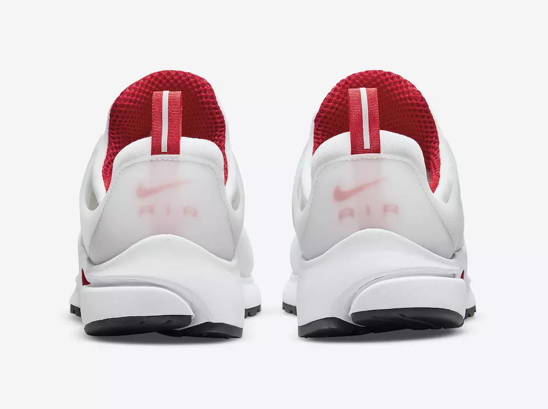 Nike Air Presto White Red DM8678-100 Išleidimo data