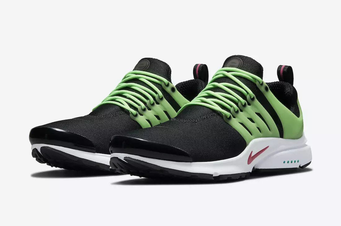 Nike Air Presto ierodas melnā un zaļā krāsā