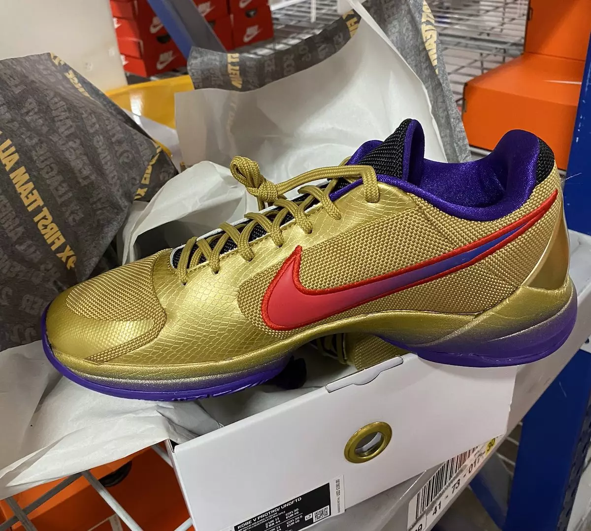 Անպարտելի Nike Kobe 5 Protro Փառքի սրահ DA6809-700 Թողարկման ամսաթիվ Գինը