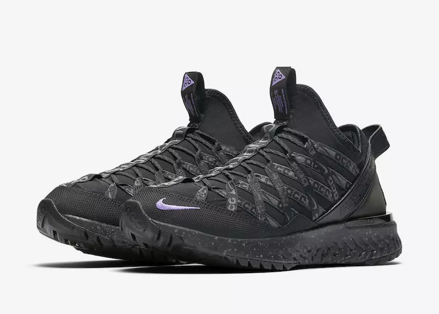 Nike ACG React Terra Gobe publikohet në të zezë dhe vjollcë