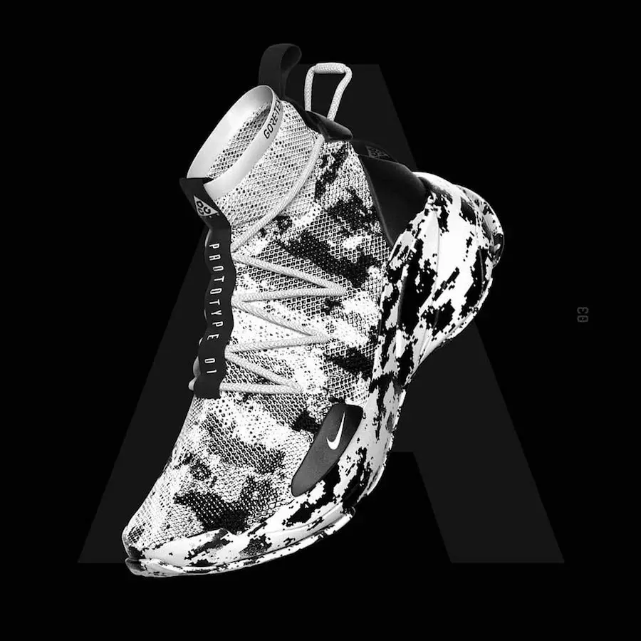 Канцэптуальныя чаравікі Nike ACG з 3D-друкам-