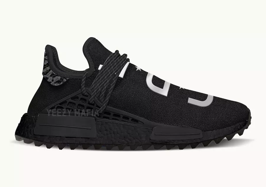 Pharrell adidas NMD Hu NERD musta heijastava