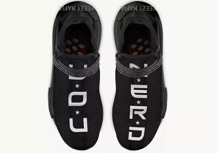 Pharrell adidas NMD Hu NERD қара шағылыстырғыш