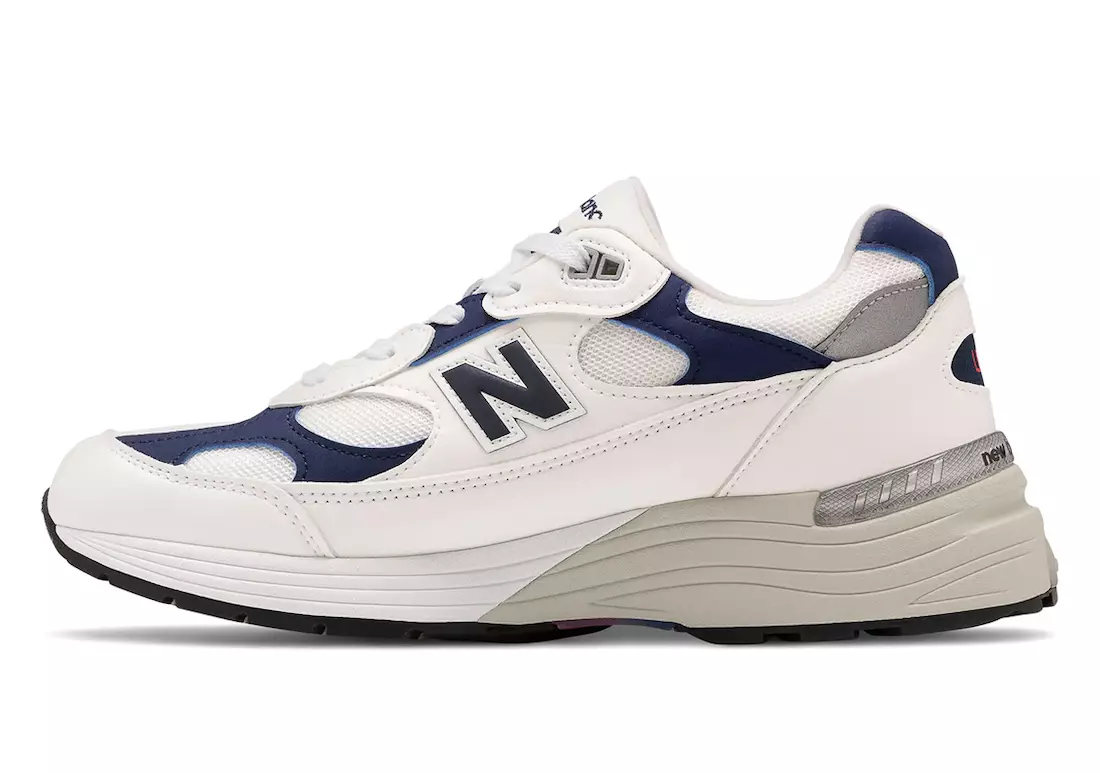 New Balance 992 White Navy Дата випуску