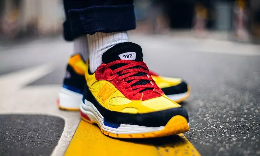 Датум на издавање на New Balance 992 Yellow Red Black