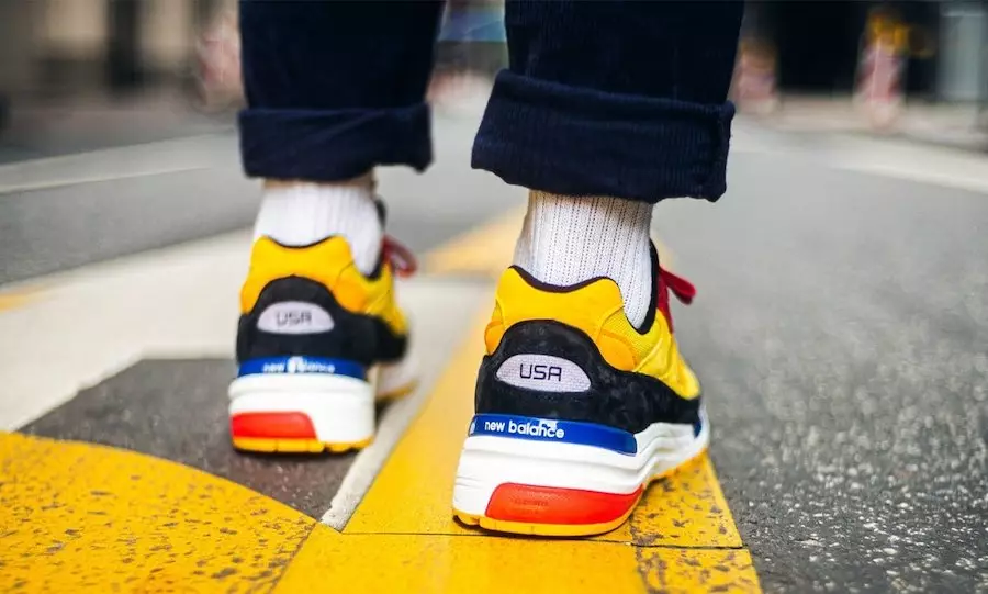 New Balance 992 Yellow Red Black Releasedatum