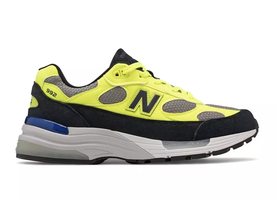 A Bright Volt Colorway of the New Balance 992 On The Way