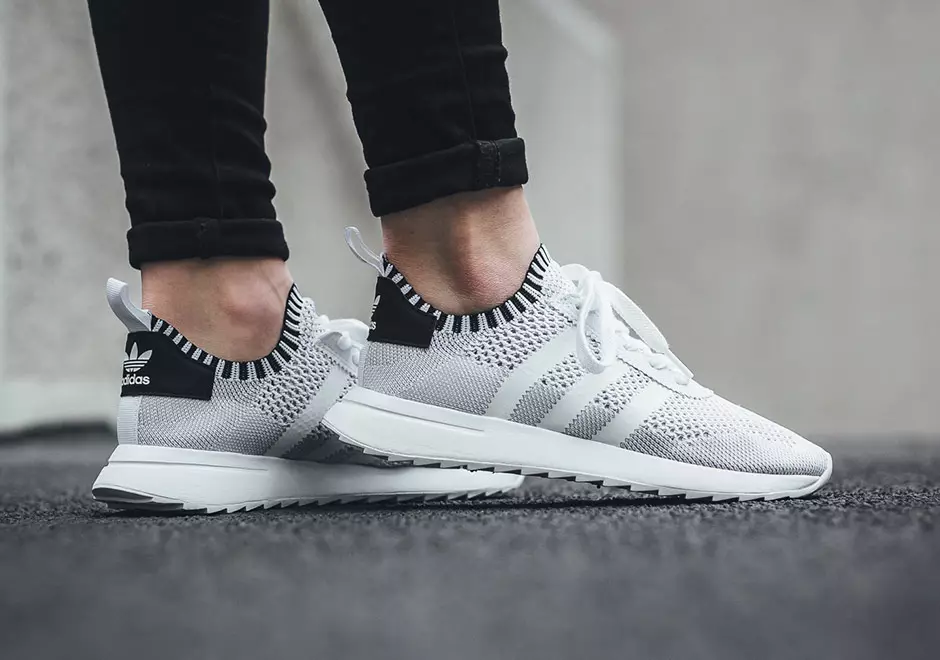 adidas Flashback Primeknit Femme Noir Blanche