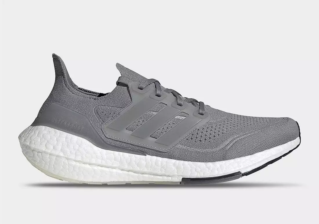 O adidas Ultra Boost 2021 lançado em cinza