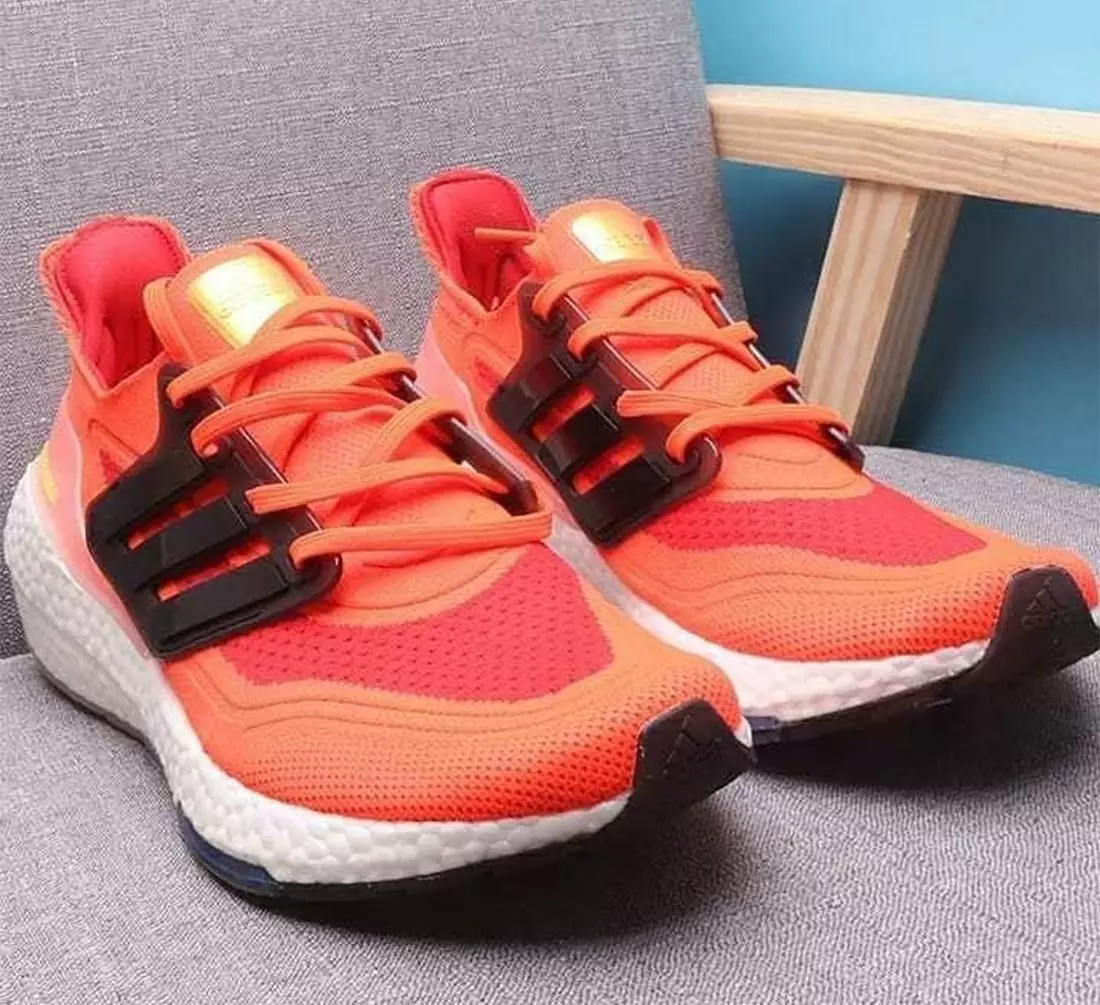 adidas Ultra Boost 2021 Solar Red Release Data