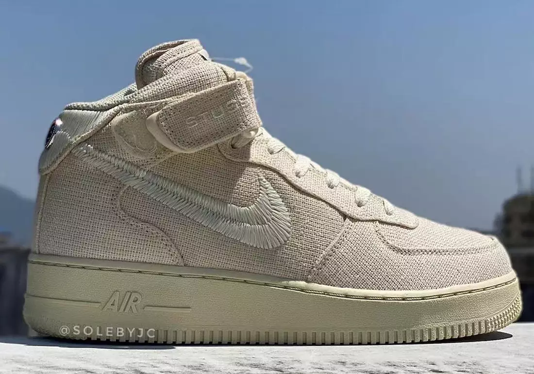 Stussy Nike Air Force 1 Mid Fossil Buraxılış Tarixi