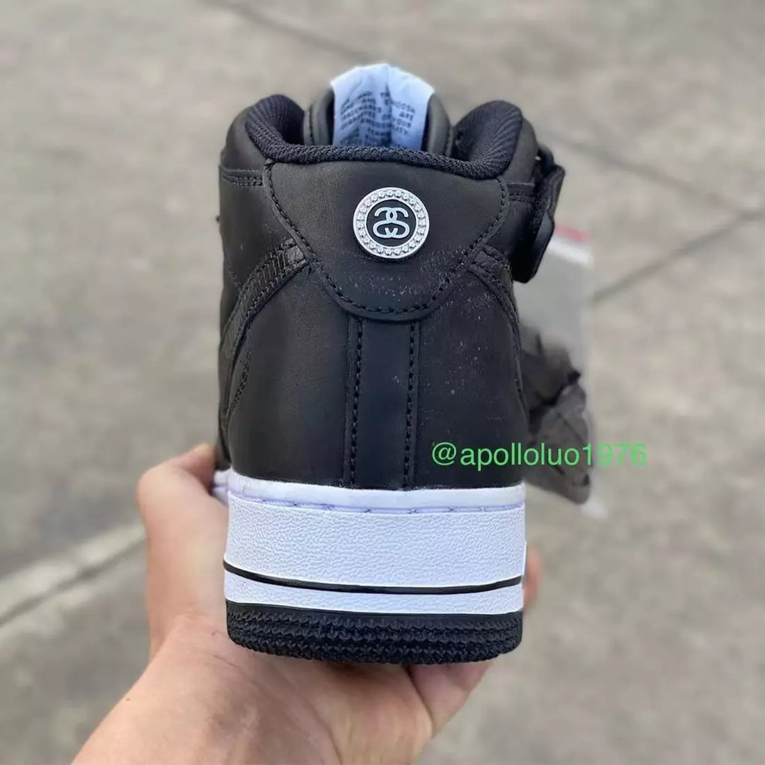 Ngày phát hành Stussy Nike Air Force 1 Mid Black White