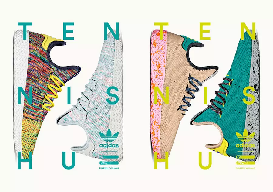 Pharrell Adidas Tennis Hu өнгөт багц худалдаанд гарсан огноо