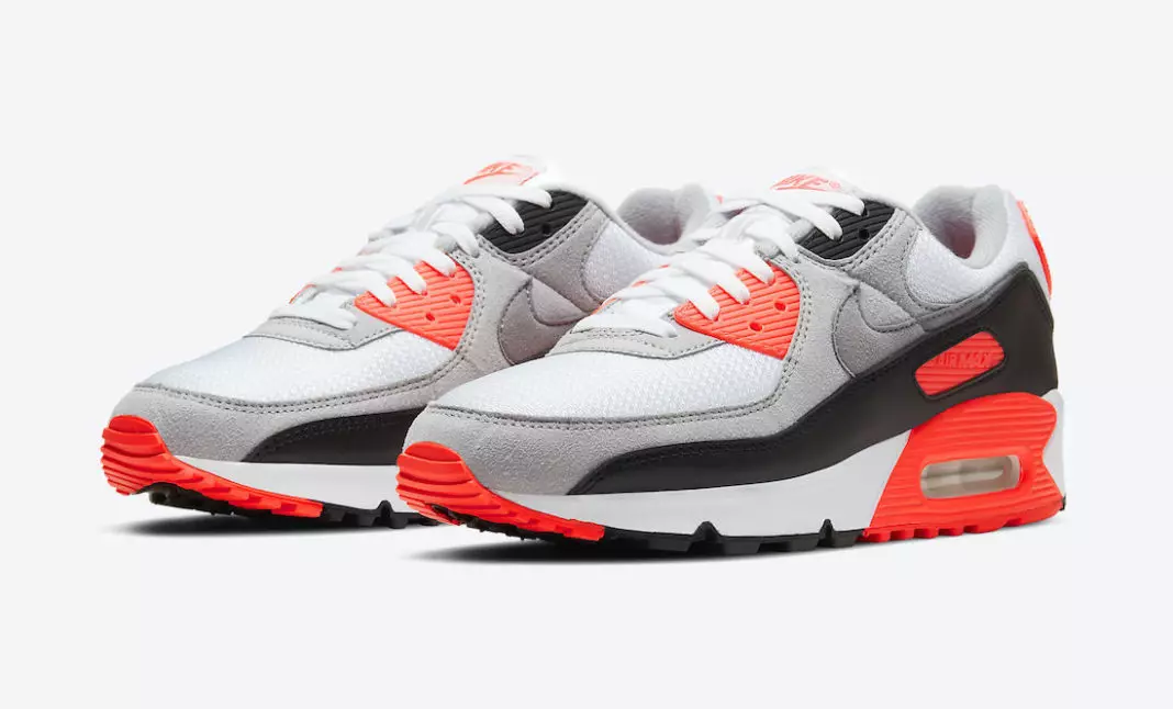 Nike Air Max 90 infraraudonųjų spindulių CT1685-100 išleidimo data