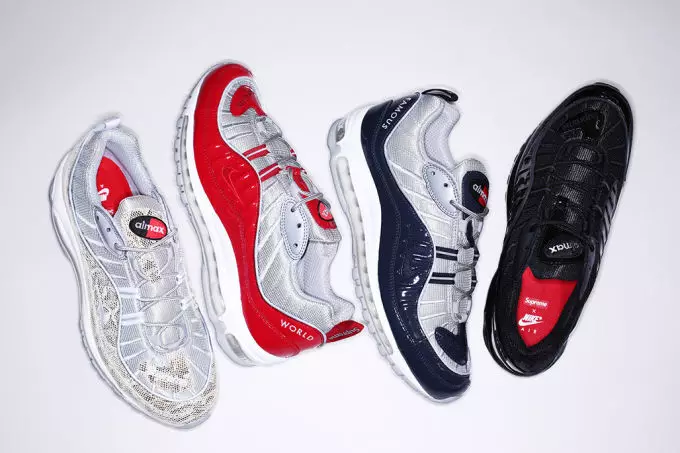 Дата выпуску Supreme x Nike Air Max 98